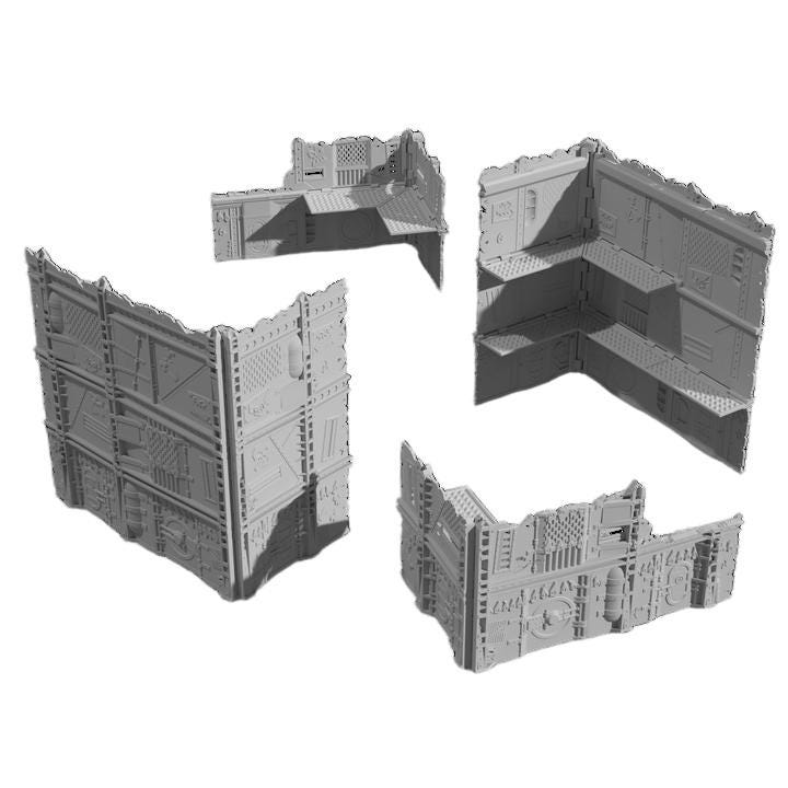 WTC Folding Tabletop Terrain Set Space P. Orks - Warhammer 40k