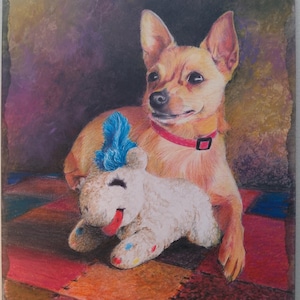 写真からカスタムカラー鉛筆ポートレート：手描きのオリジナルアートワーク