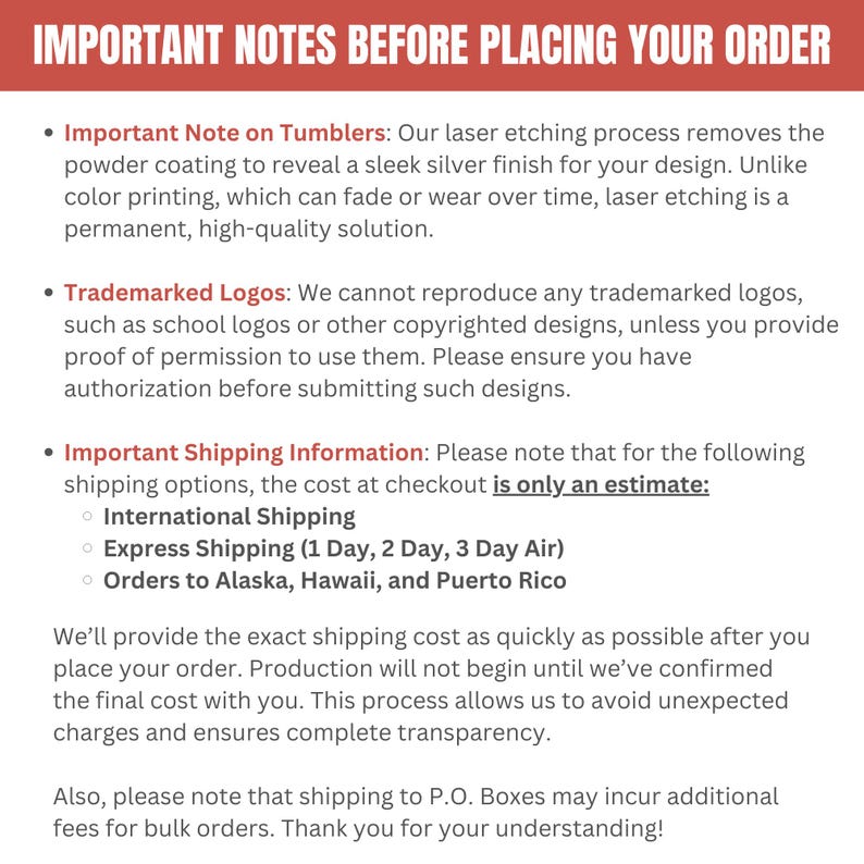 a poster with a description of different types of shipping