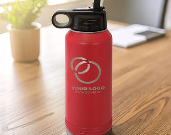 Custom Laser-Etched Stainless Steel Water Bottle – 32oz Polar Camel, Bulk Business Gifts