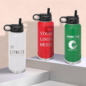 Customized 32oz Water Bottle, Marketing Gift for Marketer, Advertiser Marketing Items For Marketer Christmas & Marketer Birthday Gift Bild 5
