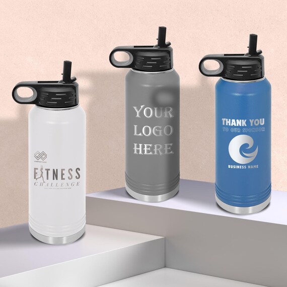 Customized 32oz Water Bottle, Marketing Gift for Marketer, Advertiser Marketing Items For Marketer Christmas & Marketer Birthday Gift