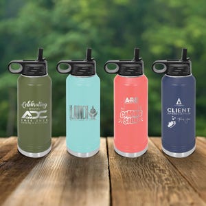 Customized 32oz Water Bottle, Marketing Gift for Marketer, Advertiser Marketing Items For Marketer Christmas & Marketer Birthday Gift Bild 4