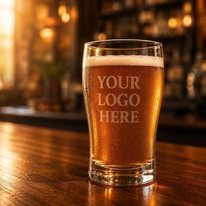 Custom 5oz Tasting Glass, Laser Engraved Logo, Corporate Event Drinkware