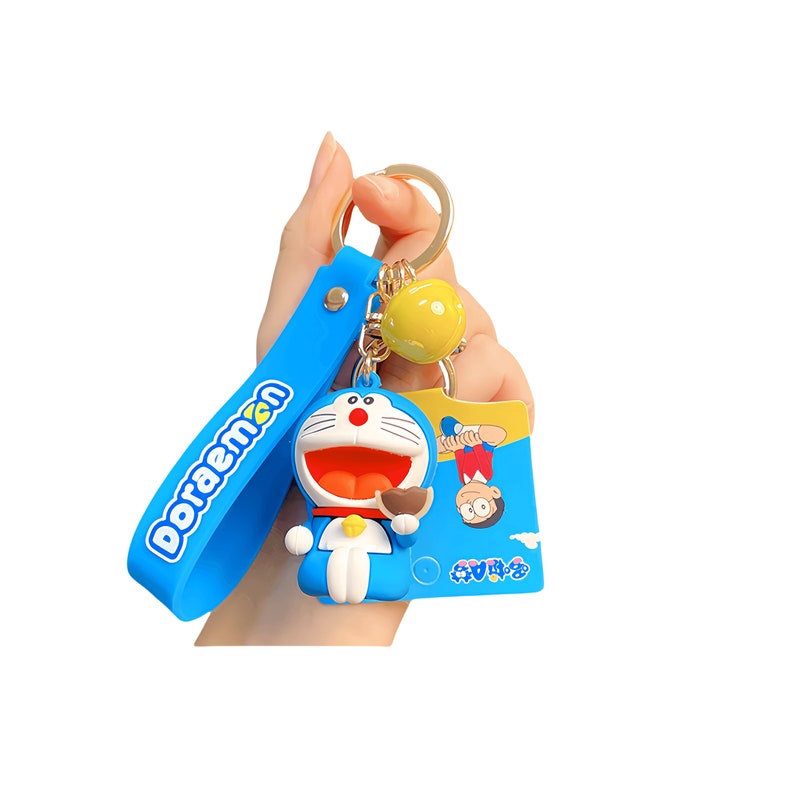 Cute Doraemon Keychain, Kawaii Japanese Cartoon Doreamon Keychain, Gift