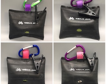 Dog Poop Bag Dispenser- Purples and Pinks