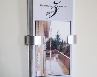 Wall Mount Metal Brochure Holder