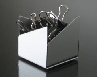 Asymmetrical 2" Square Metal Container