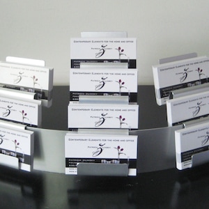 Modern Modular 10 Pocket Business Card Holder