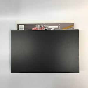 Black and White Minimalist Wall Magazine Holder