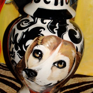 Benutzerdefinierte Medium PET URN für Hunde und Katzen Stier Hund mittlere Beagle aller Rassen