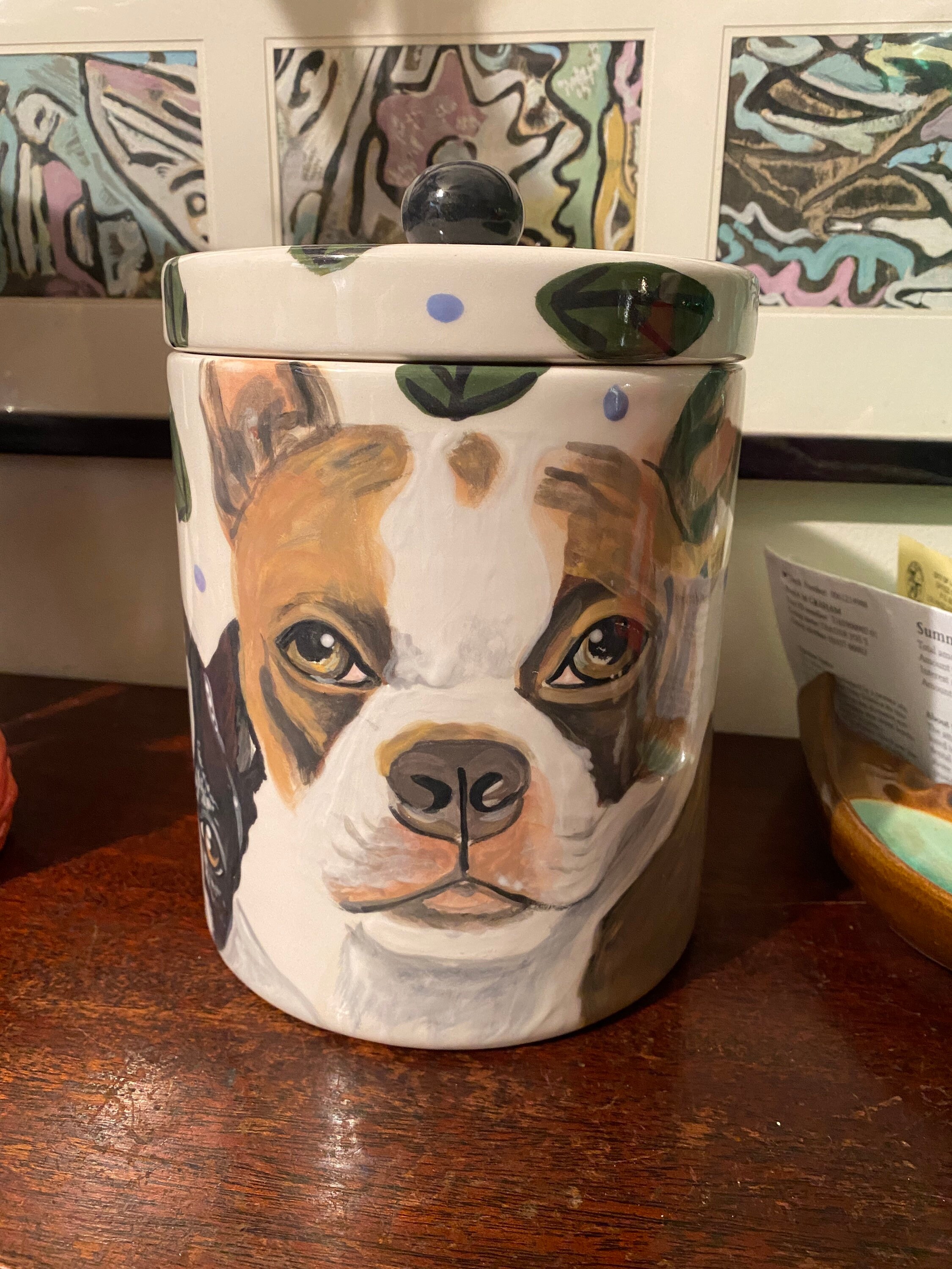 Boston terrier cookie jar hot sale