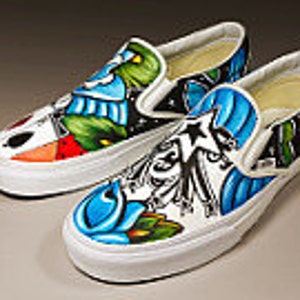 mens white vans size 12