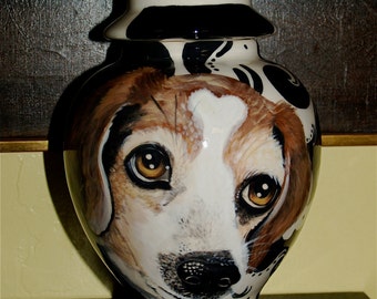 Custom medium PET URN for dogs and cats bull dog medium beagle all breeds