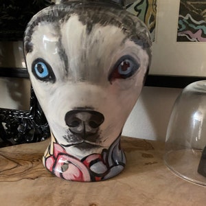 Custom medium PET URN for dogs and cats husky medium dog urn memorial all breeds