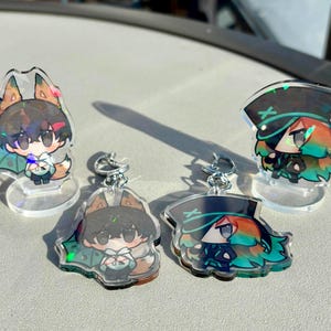 Limbus Company Blind Obesession Ishmael and Sunshower Yi Sang EGO Keychain and Standee
