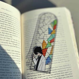Limbus Company Yi Sang Plastic Bookmark Stained Glass Style