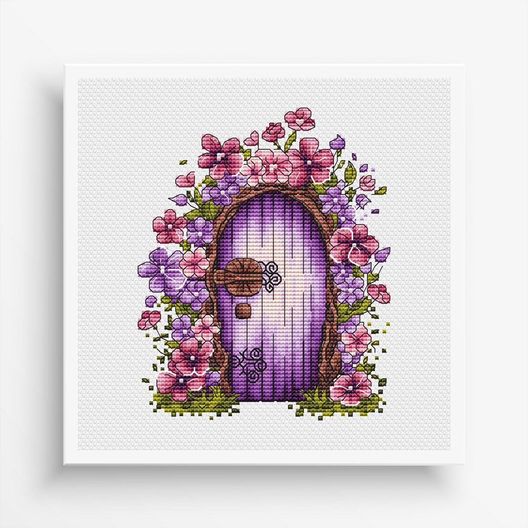 Spring Cross Stitch Pattern PDF Download, Flowers Cross Pattern, Spring ...