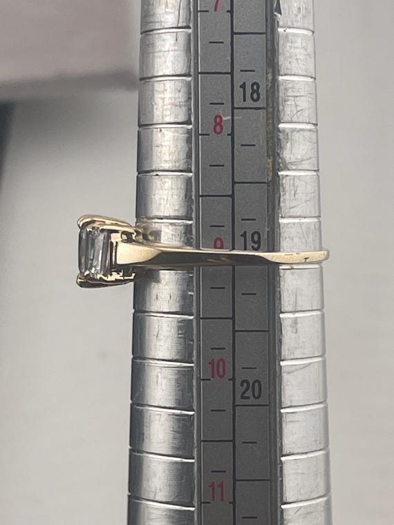 Vintage past present future simulated, diamond ri… - image 11