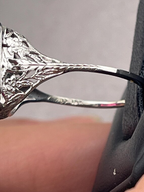 Antique rare 3 carat flat ruby statement, ring 18… - image 13