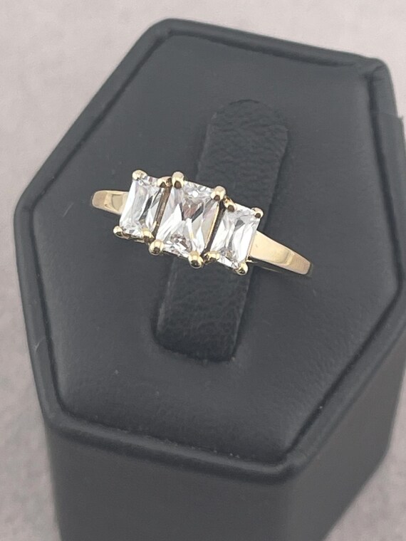 Vintage past present future simulated, diamond ri… - image 5