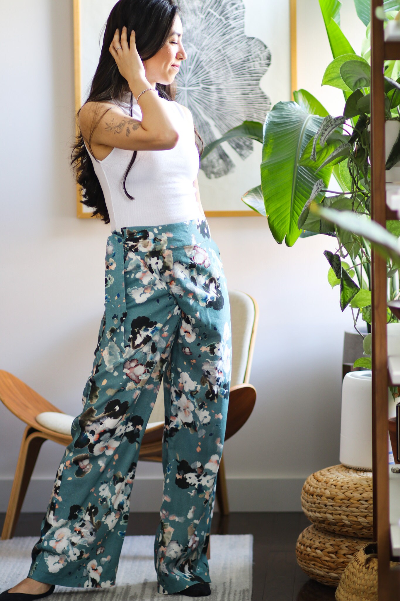 LUSANA Tiedye PANTS〈ルサナ/タイダイパンツ〉 JOURNAL STANDARD relume スラックス パンツ 「追加」「LUSANA