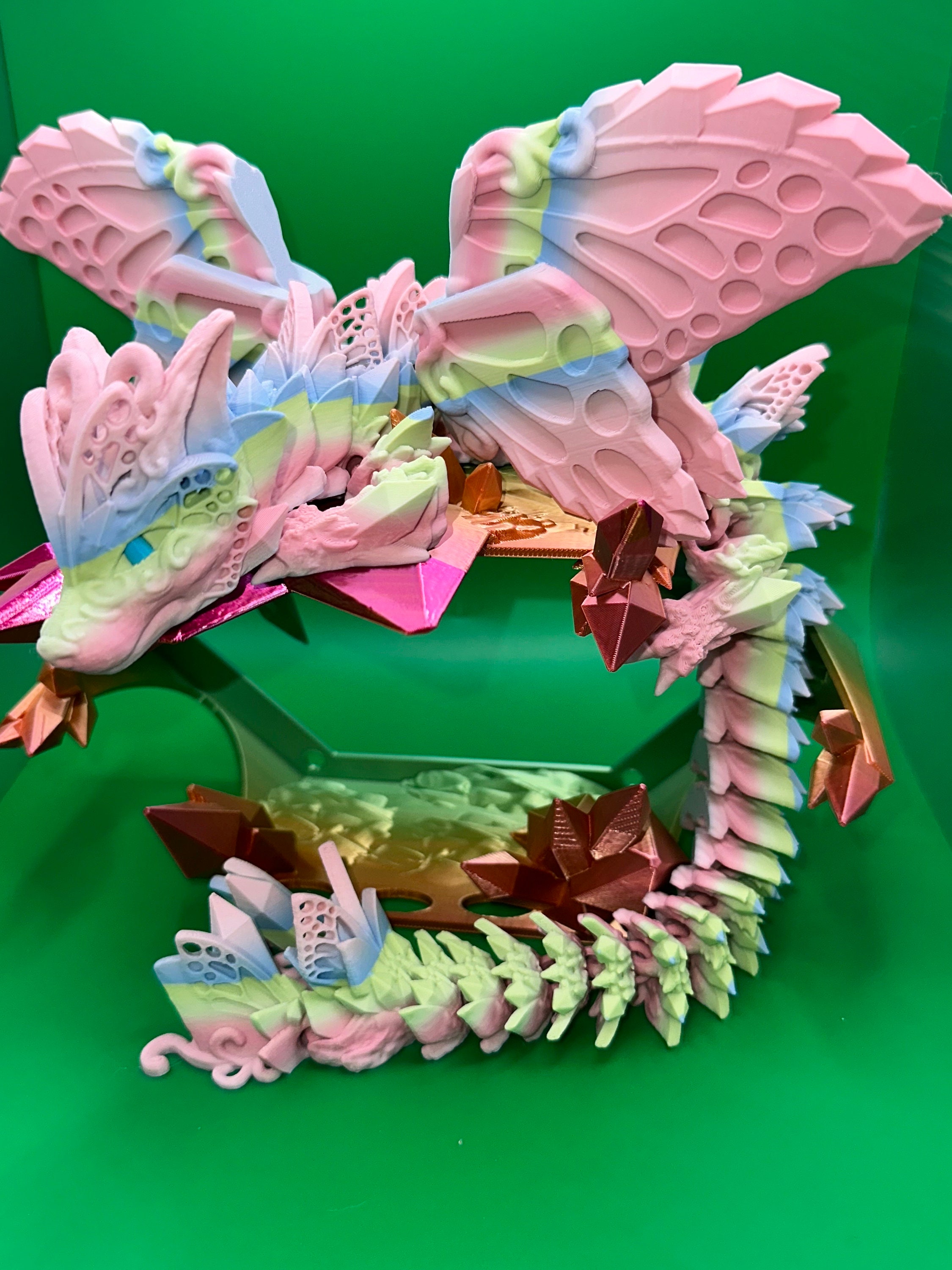 2/14G-DRAGON ジヨン ファンミーティング FC 花びら 3色 Fae-wolf Articulating Dragon, Cinderwing Dragon, Beautiful Winged
