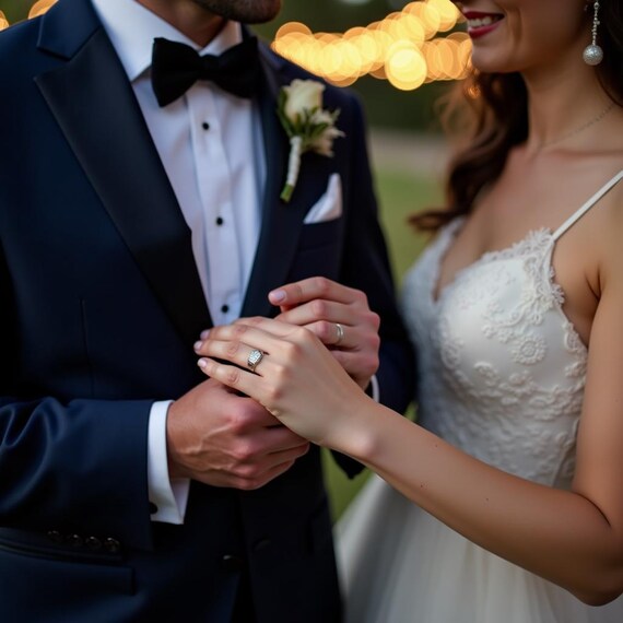 ネイビーブルーのタキシードスーツ：テーラードフィットの3ピース