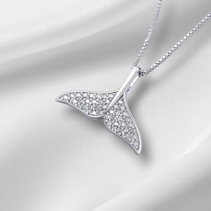 Sterling Silber Delphin Halskette: Ocean Charm Schmuck Geschenk