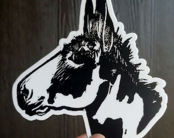 Farley the donkey Sticker