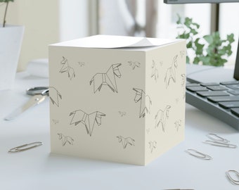 Origami Donkey Note Cube