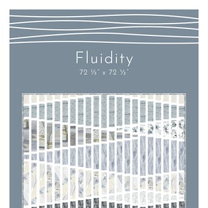 Fluidity... Brand new for SEA SISTERS (Downloadable Digital PDF)...  Quilt Pattern designed by Shell Rummel & Natalie Crabtree
