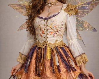sachin and babi light blue dress UPPADA Renaissance Fairy Dress,Renaissance Faire Dress for Women Medieval  Victorian Ball Gown Regency Irish Peasant Dresses Halloween Party Clothes  Renaissance Faire Accessories main image 0