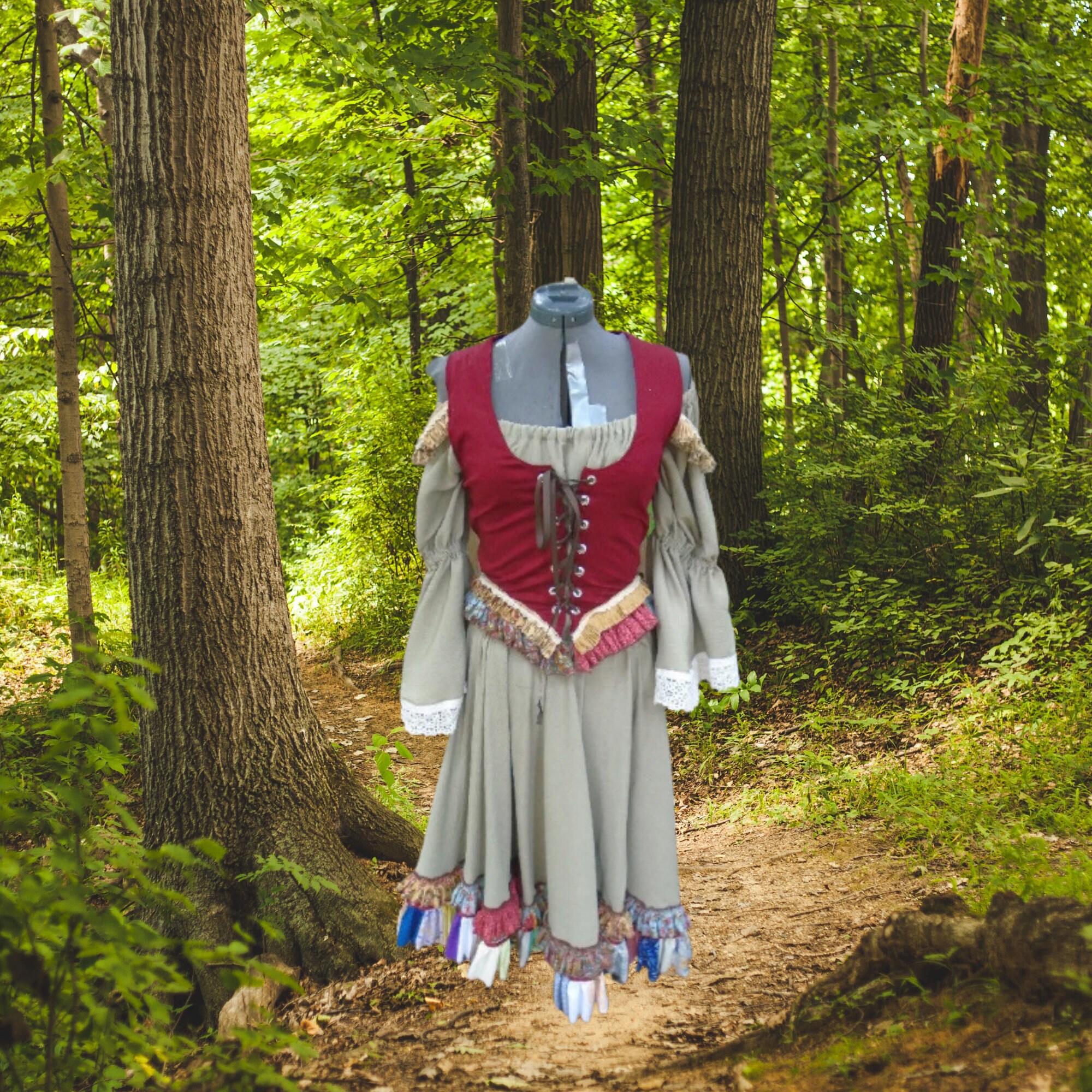 Ladies Dress, Costume, Gypsy Cowgirl , Renaissance Festival Costume