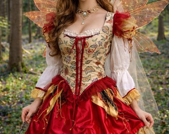 fairy cosplay dress Magical Fairy Twirl Dress Adult – Only Little Once main image 0