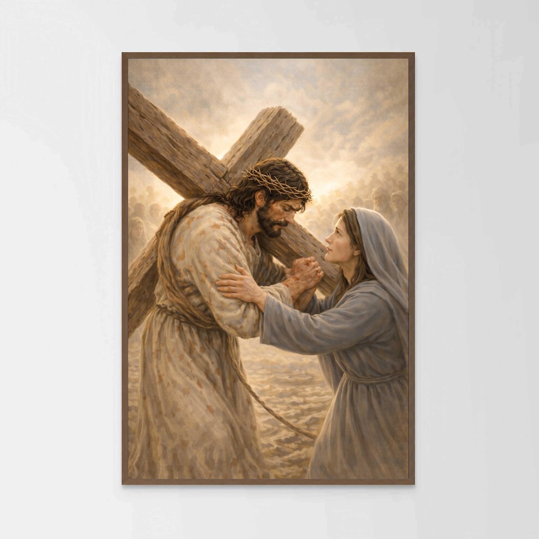 Mother's Help, Christian Painting, Bible Art, Jesus Painting, LDS Art ...