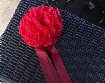 Bright RED Bow ~ Giant 12” -outdoor -