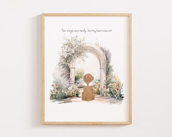 Personalized Dog Memorial Gift, Rainbow Bridge, Dog Sympathy Gift, Dog Bereavement Gift, Dog Loss Gift, Custom Dog Remembrance Gift Portrait