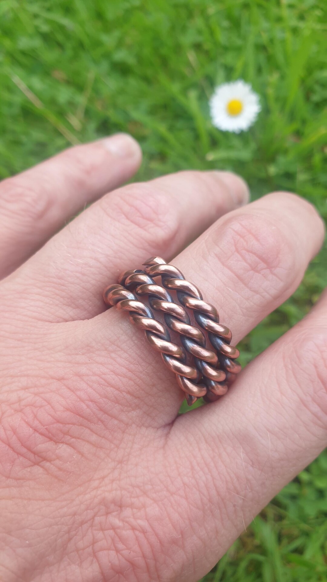 Tenner Ring Mens Copper Tensor Ring - Etsy