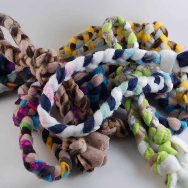 2- Fleece Rope Dog Toys