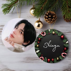 TWS Christmas Ornament Shinyu K-pop Custom 42