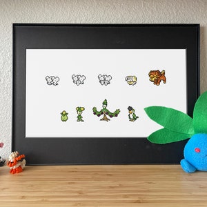 Generation 09 Sprites Cross Stitch Pattern (Batch 2)