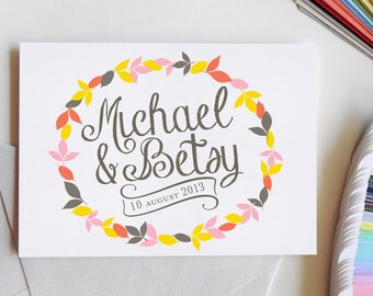 Wedding Logo, custom logo, save the date, custom monogram, personalized wedding, wedding stationery, DIY wedding, script font, digital file