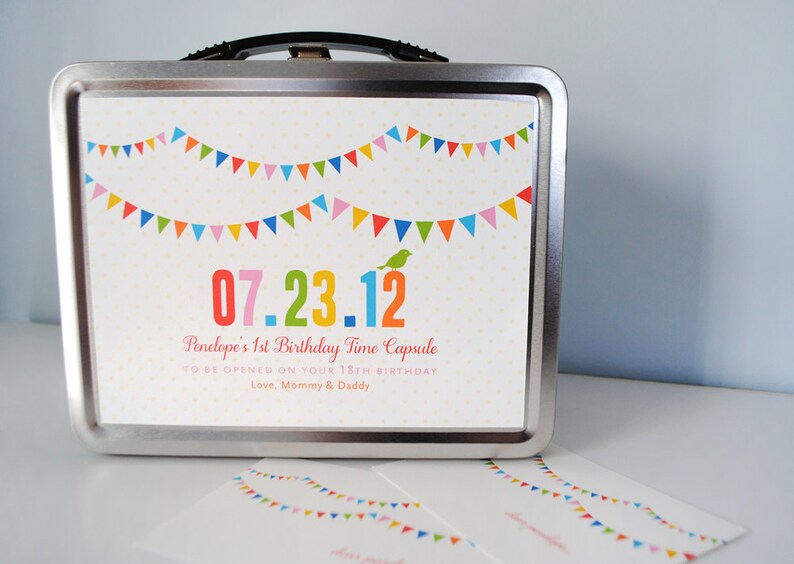 first birthday memory box