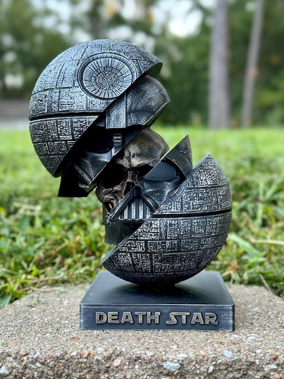 Death Star Darth Vader Skull Figure - SMALL - Star Wars Skull Collection
