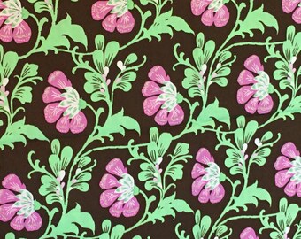 44 Inches Amy Butler Daisy Chain Sweet Jasmine Brown RARE OOP 100% cotton