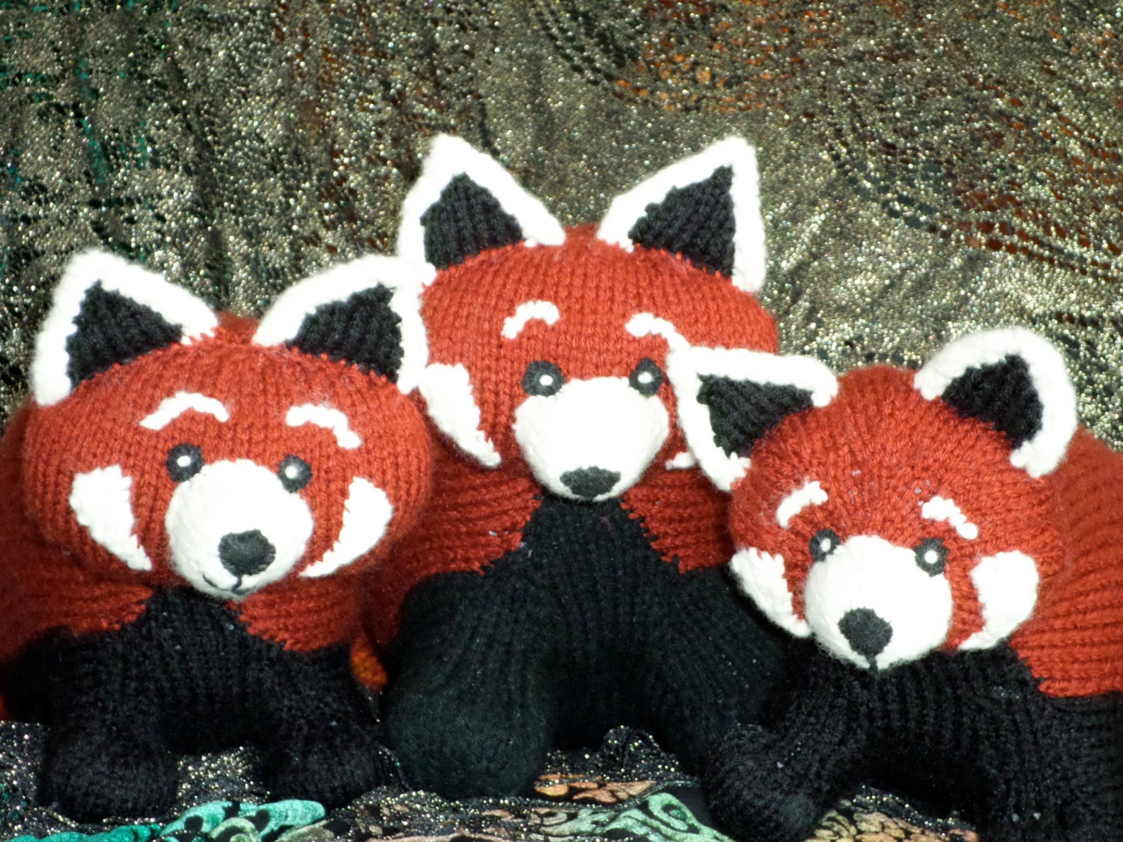 Cutest Anywhere Red Panda Knit Pattern Etsy