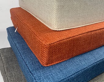 Cojines personalizados para bancos, asientos de ventanales, cojines para muebles de interior, decoración del hogar, regalo.