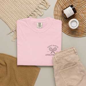 Saint Barth Athletic Club Logo T-Shirt | St Barth Tennis image 16
