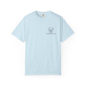 Saint Barth Athletic Club Logo T-Shirt | St Barth Tennis Chambray